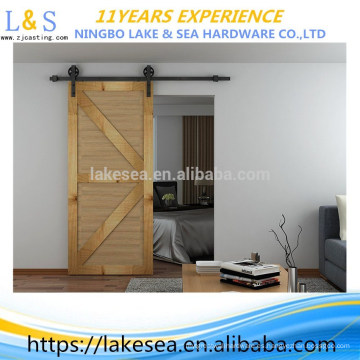 hardware de la puerta de granero de desplazamiento de madera al por mayor chino / sistema de puerta de granero